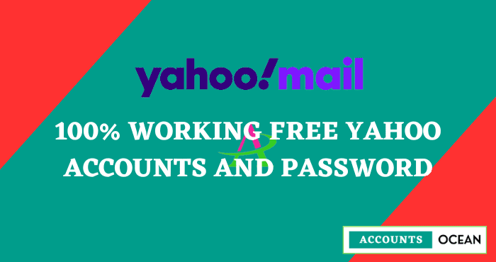 100% Working Free Yahoo Accounts and Password